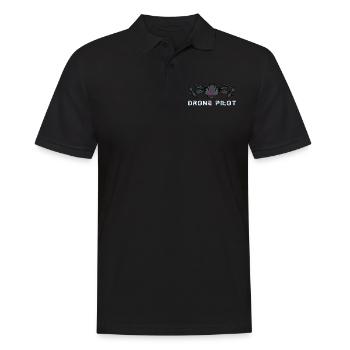 Drone Drone Pilot Drone Operator Quadcopter - Men's Polo Shirt - black - Front - Kai (181cm)