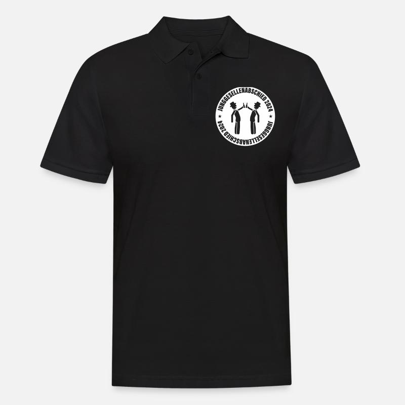 Junggesellenabschied 2024 - Männer Poloshirt - Schwarz