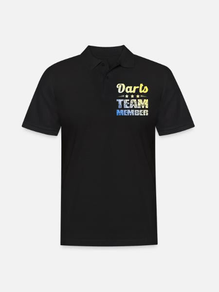 Darts Team - Men's Polo Shirt - black