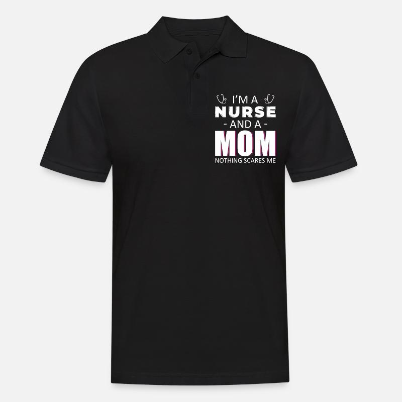 Krankenpfleger Krankenschwester Krankenpflegerin - Männer Poloshirt - Schwarz