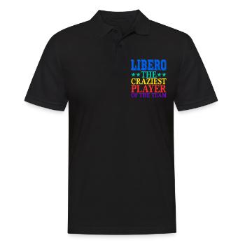 Libero, The Craziest Player Of The Team 2 - Men's Polo Shirt - black - Front - Kai (181cm)