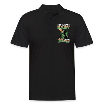 Ce n’est pas facile d’être Wheezy 20 - Polo Homme - noir - Devant - Kai (181cm)
