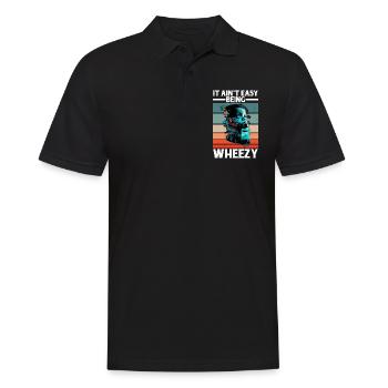 It Ain't Easy Being Wheezy 21 - Men's Polo Shirt - black - Front - Kai (181cm)
