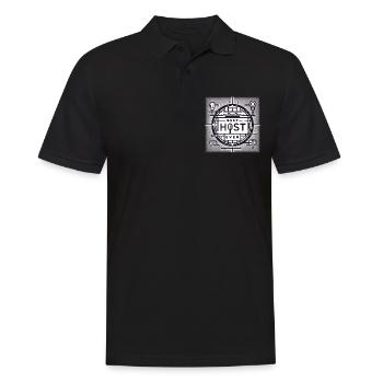 Best Host Ever 24 - Men's Polo Shirt - black - Front - Kai (181cm)