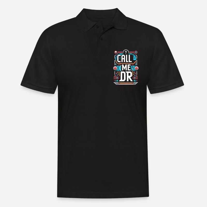 Call Me Dr 29 - Männer Poloshirt - Schwarz
