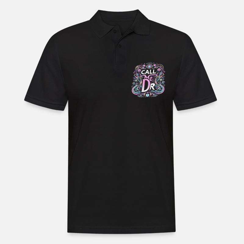 Call Me Dr 36 - Männer Poloshirt - Schwarz