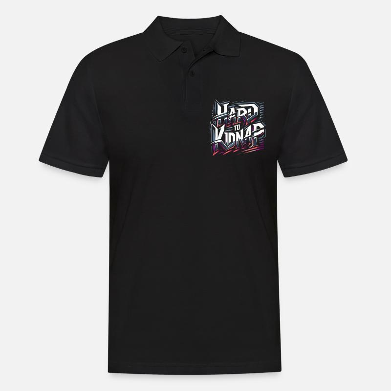 Difficile à kidnapper 9 - Polo Homme - noir