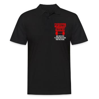 One Who Gets Pleasure Inflicting Pain On Others 4 - Männer Poloshirt - Schwarz - Vorne - Kai (181cm)