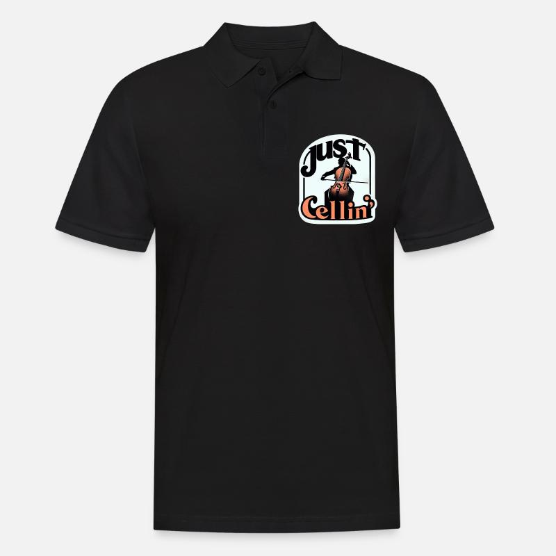 Juste Cellin' 9 - Polo Homme - noir