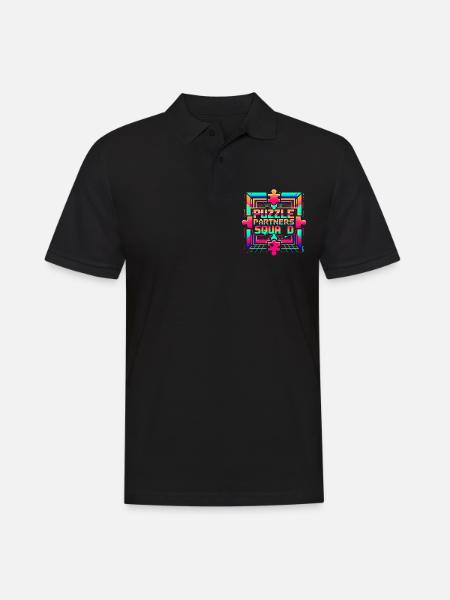 Puzzle Partners Squad 2 - Men's Polo Shirt - black