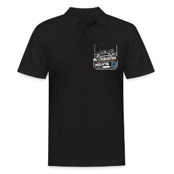 Soirées Blockbuster - Polo Homme - noir - Devant - Kai (181cm)