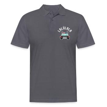 Polizei Kinder Polizeiauto Tatütata - Männer Poloshirt - Anthrazit - Vorne - Nico (186cm)
