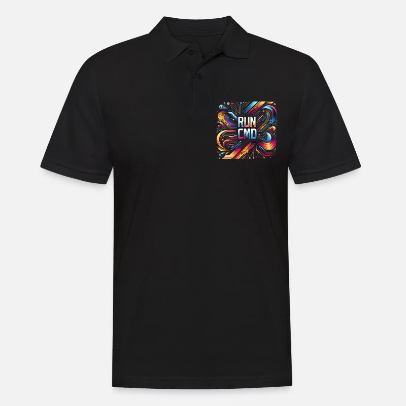 Exécuter Cmd 42 - Polo Homme - noir