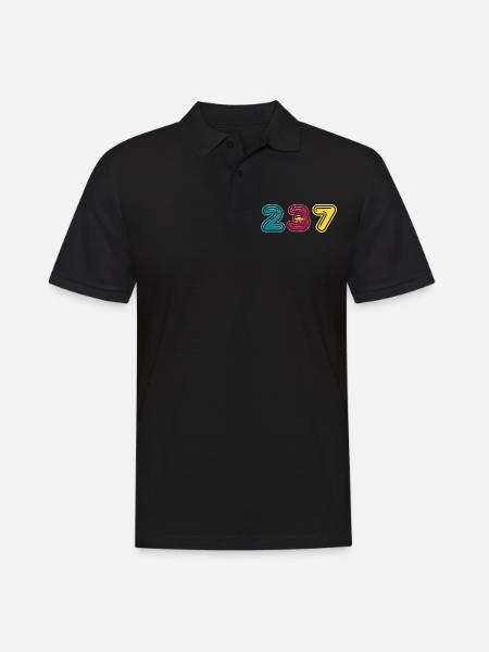 TEAM 237 CAMEROON - Men's Polo Shirt - black