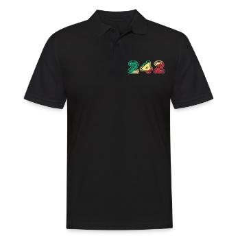 Team 242 CONGO - Polo Homme - noir - Devant - Kai (181cm)