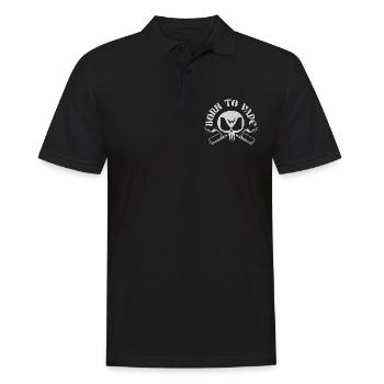 E-Zigarette E-Shisha Dampf Liquid - Männer Poloshirt - Schwarz - Vorne - Kai (181cm)