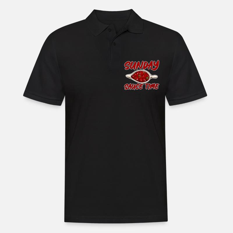 Dimanche Sauce Temps 2 - Polo Homme - noir