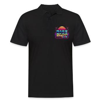 Dice Whisperer 9 - Männer Poloshirt - Schwarz - Vorne - Kai (181cm)