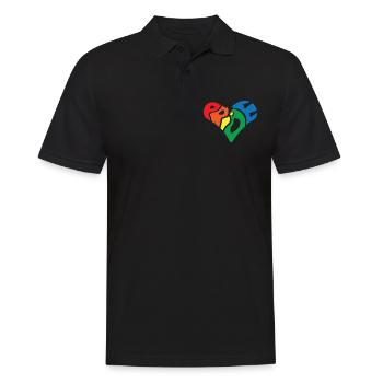 Gay Gay Gay Lesbienne LGBT - Polo Homme - noir - Devant - Kai (181cm)
