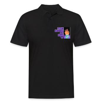 I'm Not Drowning, Just Saying Hi 2 - Men's Polo Shirt - black - Front - Kai (181cm)