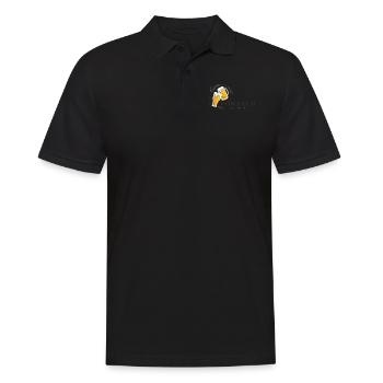 Powered by Beer Beer Toast - Men's Polo Shirt - black - Front - Kai (181cm)