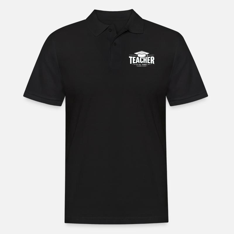 Enseignant Enseignant École Profession - Polo Homme - noir