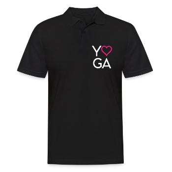 Yoga - Polo Homme - noir - Devant - Kai (181cm)