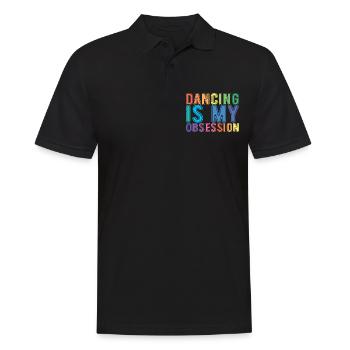 La danse est mon obsession - Polo Homme - noir - Devant - Kai (181cm)