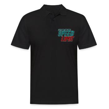 Life Does Not Have Speed Limit 3 - Männer Poloshirt - Schwarz - Vorne - Kai (181cm)
