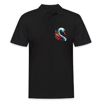 Cygne - Polo Homme - noir - Devant - Kai (181cm)