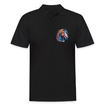 Cheval - Polo Homme - noir - Devant - Kai (181cm)