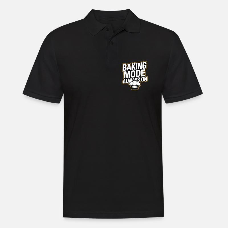 Baking Mode - Baking Mode Always On - Men's Polo Shirt - black