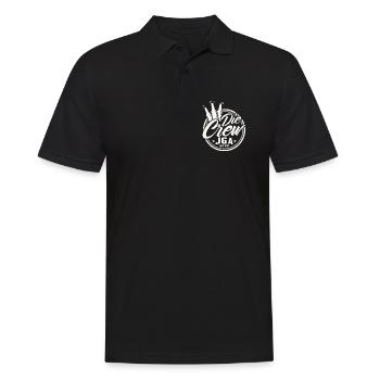 JGA 2026 Team Bräutigam Junggesellenabschied - Männer Poloshirt - Schwarz - Vorne - Kai (181cm)