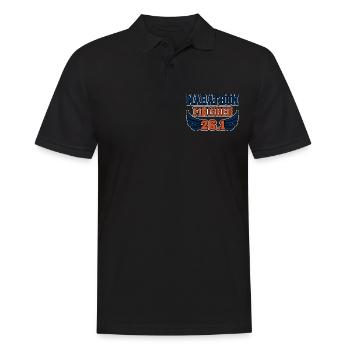 Marathon Finisher 26.2 2 - Men's Polo Shirt - black - Front - Kai (181cm)