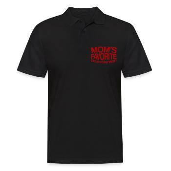 Mom's Favorite Disappointment 4 - Men's Polo Shirt - black - Front - Kai (181cm)