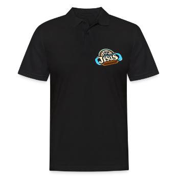Je chante pour Jésus 7 - Polo Homme - noir - Devant - Kai (181cm)