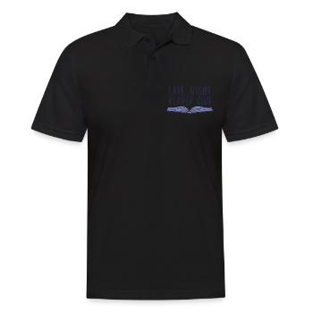 Club de lecture de fin de soirée 2 - Polo Homme - noir - Devant - Kai (181cm)