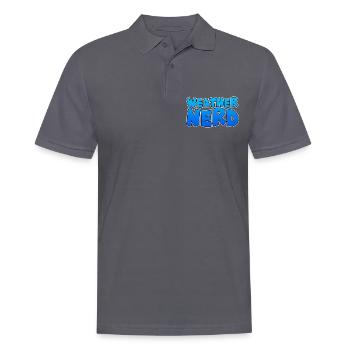 Nerd météo - Polo Homme - charbon - Devant - Nico (186cm)