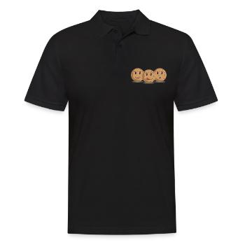 Biscuits - Polo Homme - noir - Devant - Kai (181cm)