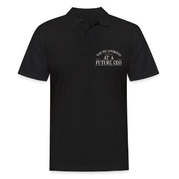 Vous êtes à la recherche d’un futur PDG 2 - Polo Homme - noir - Devant - Kai (181cm)