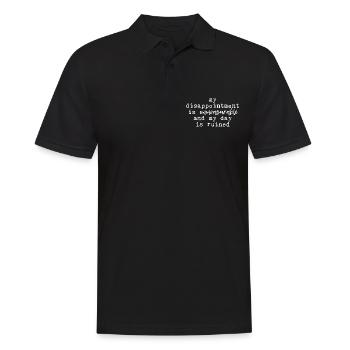 La déception est incommensurable ma journée est gâchée 2 - Polo Homme - noir - Devant - Kai (181cm)