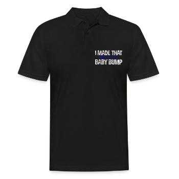 J’ai fait ce baby bump 3 - Polo Homme - noir - Devant - Kai (181cm)