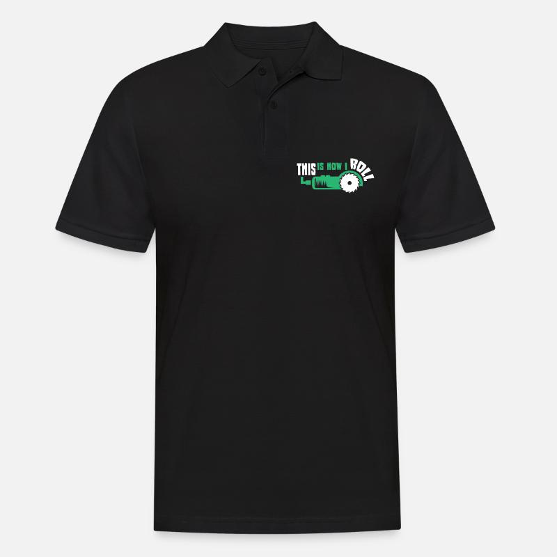 Charpentier Charpentier Charpentier Artisan Compagnon - Polo Homme - noir
