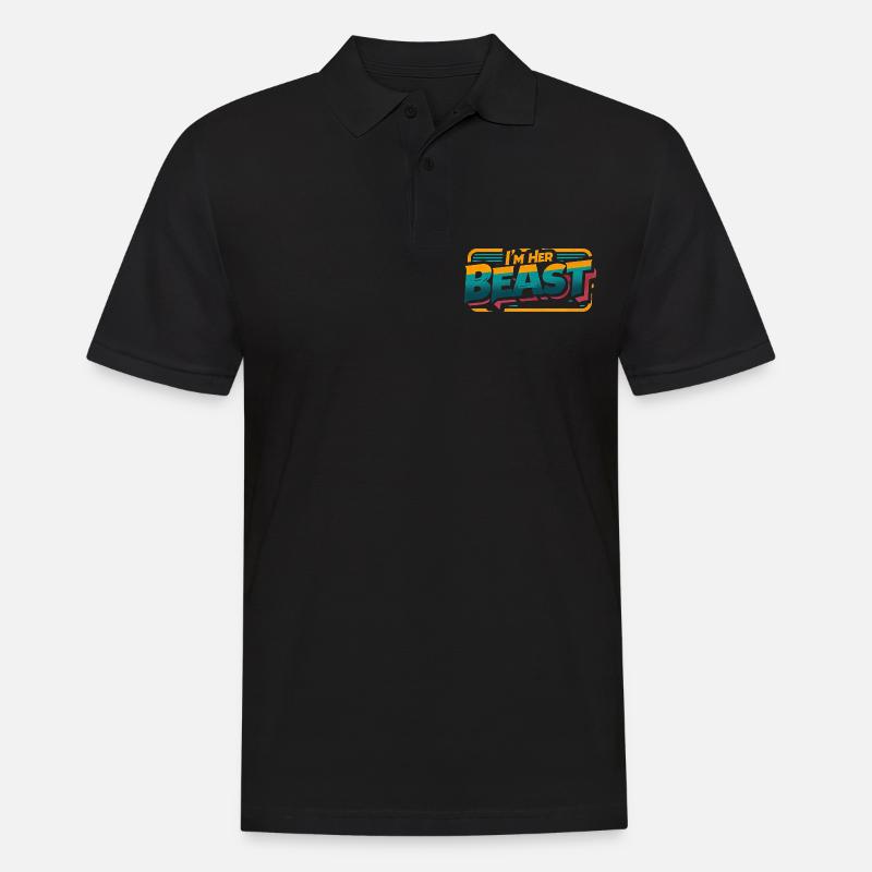 I'm Her Beast 9 - Männer Poloshirt - Schwarz
