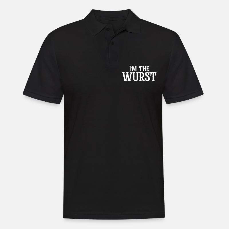 I'm The Wurst - Männer Poloshirt - Schwarz