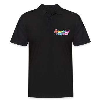 Spreadsheet Whisperer - Männer Poloshirt - Schwarz - Vorne - Kai (181cm)