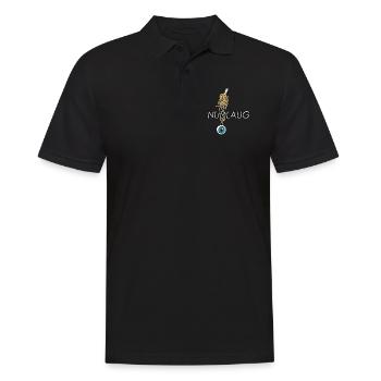 Nudlaug Wiener dialekt Lustig Österreich - Männer Poloshirt - Schwarz - Vorne - Kai (181cm)