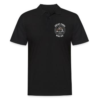 Great Finds Funny Paleontology Humor For A - Men's Polo Shirt - black - Front - Kai (181cm)