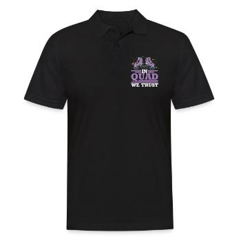 Quad Skating Hummor For A 90s Skates Lover Roller - Polo Homme - noir - Devant - Kai (181cm)