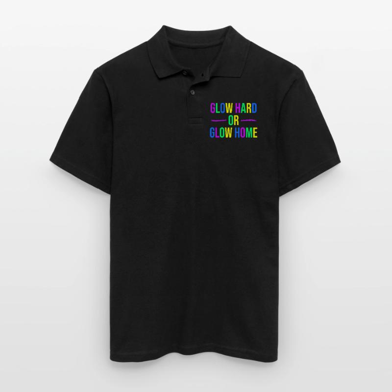 Strahle stark oder strahle daheim Männer Poloshirt